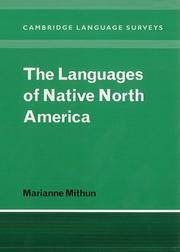 Cover of: The Languages of Native North America (Cambridge Language Surveys) by Marianne Mithun