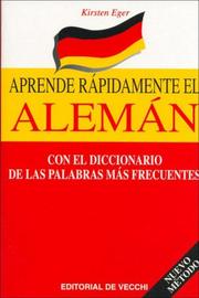 Cover of: Aprende Rapidamente El Aleman
