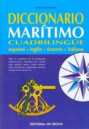 Cover of: Diccionario Maritimo Cuadrilingue