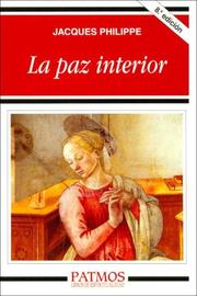 Cover of: La Paz Interior