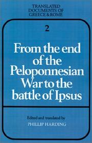 Cover of: From the end of the Peloponnesian War to the battle of Ipsus