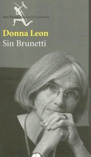 Cover of: Sin Brunetti/ Without Brunetti