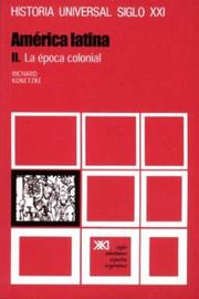 Cover of: Historia Universal America Latina II - La Epoca Colonial V. 22