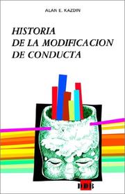 Cover of: Historia De LA Modificacion De Conducta