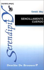 Front cover of Sencillamente Cuerdo by Gerald May