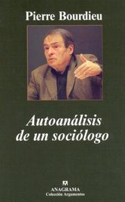 Cover of: Autoanalisis de Un Sociologo