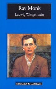 Cover of: Ludwig Wittgenstein by Ray Monk
