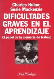 Cover of: Dificultades Graves En El Aprendizaje