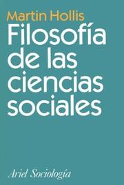 Cover of: Filosofia de Las Ciencas Sociales by Martin Hollis