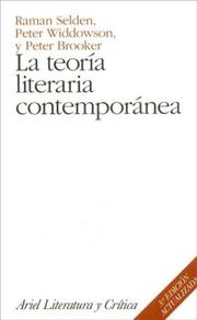 Cover of: La Teoria Literaria Contemporanea by Raman Selden