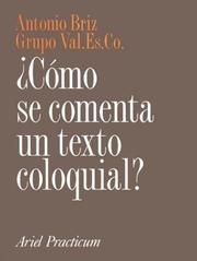 Cover of: Como Se Comenta Un Texto Coloquial?