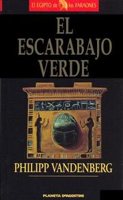Cover of: El Escarabajo Verde by Philipp Vandenberg