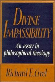 Cover of: Divine Impassibility by Richard E. Creel, Richard E. Creel