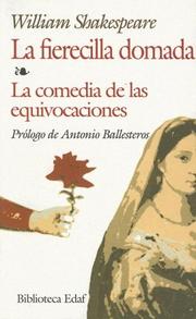 Cover of: Fierecilla Domada,la-comedia D Las Equiv by William Shakespeare