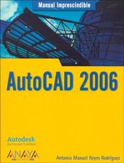 Cover of: Autocad 2006 (Manuales Imprescindibles / Essential Manuals)