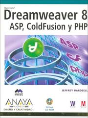 Cover of: Dreamweaver 8 - ASP, Coldfusion y PHP - Con CD-ROM