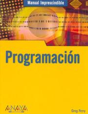 Cover of: Programacion by Greg Perry