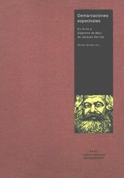 Cover of: Demarcaciones espectrales/ Ghostly Demarcations: En torno a espectros de Marx, de Jacques Derrida/ A Symposium on Jacques Derrida's Specters of Marx (Cuestiones De Antagonismo/ Antagonism Matters)