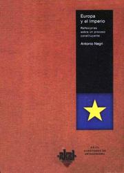 Cover of: Europa Y El Imperio: Reflexiones Sobre Un Proceso Constituyente (Cuestiones De Antagonismo)