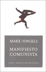 Cover of: Manifiesto Comunista (Basica De Bolsillo) by Friedrich Engels, Karl Marx