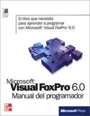 Cover of: Visual FoxPro 6.0