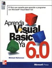 Cover of: Aprenda Visual Basic 6.0 Ya