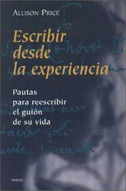 Cover of: Escribir desde la experiencia