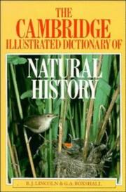 Cover of: The Cambridge illustrated dictionary of natural history by Roger J. Lincoln