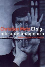 Cover of: El Significante Imaginario: Psicoanalisis Y Cine