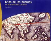 Cover of: Atlas De Los Pueblos Del Asia Meridional Y Oriental/Atlas of Southern and Western Towns of Asia (Origenes) by Jean Sellier
