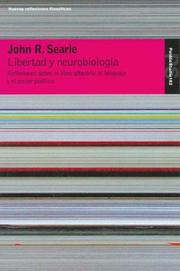 Cover of: Libertad Y Neurobiologia by John R. Searle