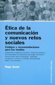 Cover of: Etica De La Comunicacion Y Nuevos Retos Sociales