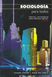 Cover of: Sociologia para todos / Introducing Sociology