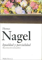 Cover of: Igualdad Y Parcialidad/ Equality And Partiality by Thomas Nagel
