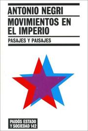 Cover of: Movimientos En El Imperio/ Movements in the Empire: Pasajes Y Paisajes / Passages and Landscapes (Estado Y Sociedad / State and Society)