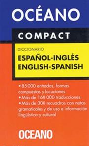 Cover of: Diccionario Oceano Compact Espanol-Ingles (Diccionarios) by 