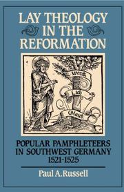 Cover of: Lay theology in the Reformation by Paul A. Russell