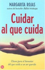 Cover of: Cuidar Al Que Cuida/ Care for Yourself While You Care for Others