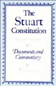 The Stuart Constitution, 16031688 by John P. Kenyon