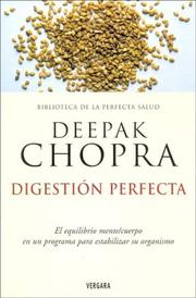 Cover of: Digestion Perfecta by Deepak Chopra