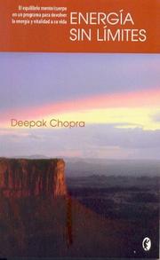 Cover of: ENERGIA SIN LIMITES by Deepak Chopra