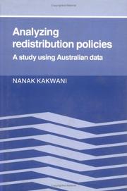 Cover of: Analyzing redistribution policies by Nanak Kakwani