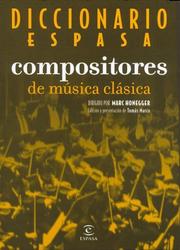 Cover of: Diccionario de Compositores de Musica Clasica