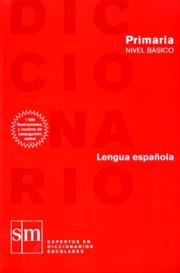 Cover of: Diccionario Primaria Basico 06/ Basic Elementary Dictionary 06