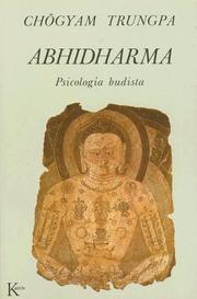 Cover of: Abhidharma: Psicologia Budista