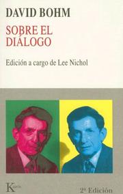 Cover of: Sobre el Dialogo / On Dialogue