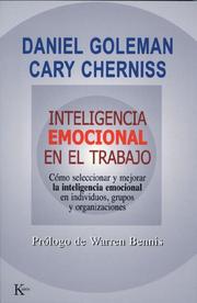 Cover of: Inteligencia emocional en el trabajo by 