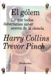 Cover of: El Golem by Harry Collins, Trevor Pinch