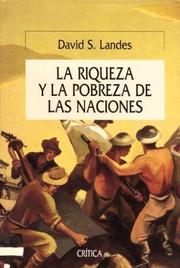 Cover of: La Riqueza y La Pobreza de Las Naciones