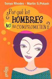 Cover of: Por Que Los Hombres No Se Comprometen? (Psicologia (Gedisa))